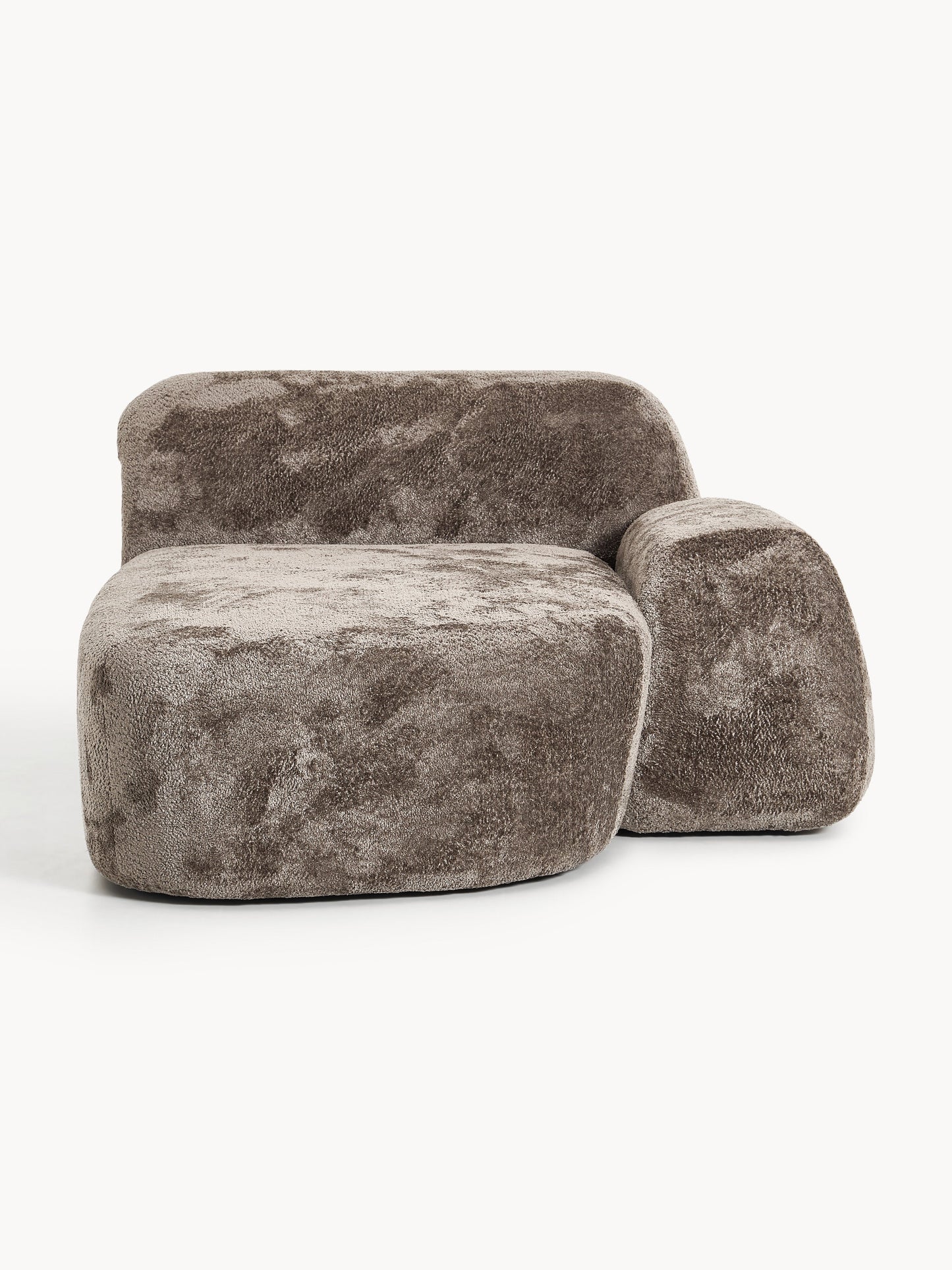 Lux Wolke Chaise Longue in Teddy Bouclé