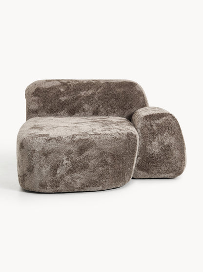 Lux Wolke Chaise Longue in Teddy Bouclé