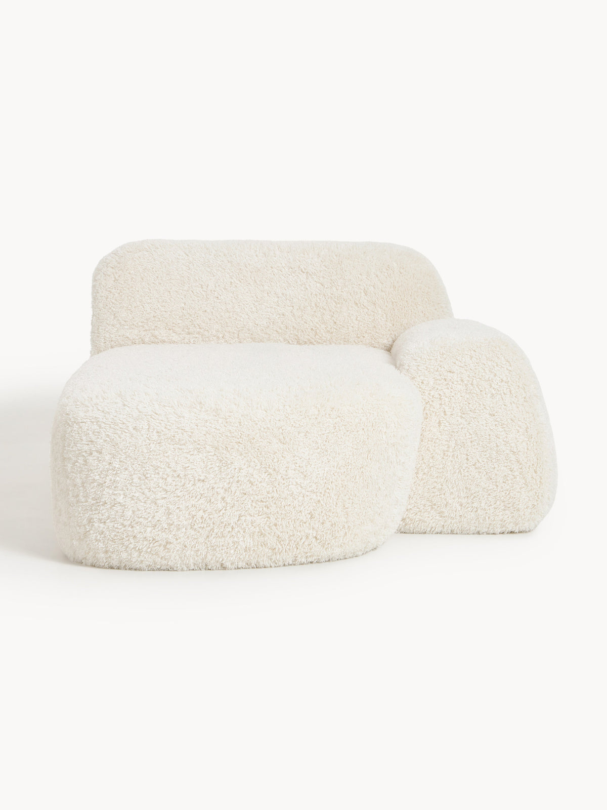 Lux Wolke Chaise, Teddy Fabric