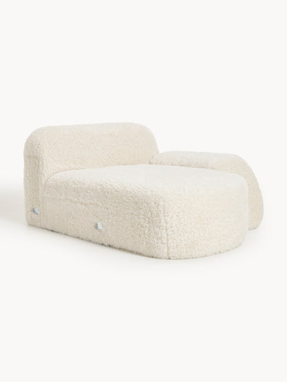 Lux Wolke Chaise, Teddy Fabric