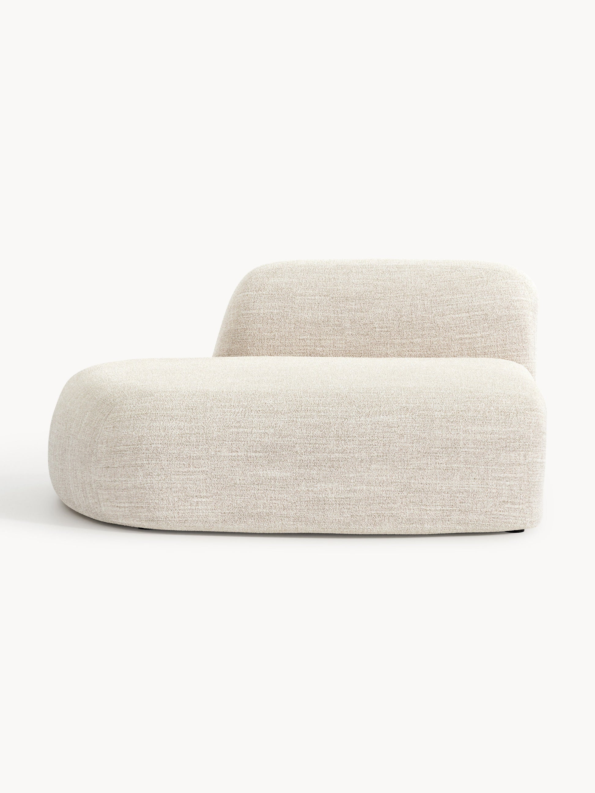 Lux Wolke Chaise Unit in Bouclé