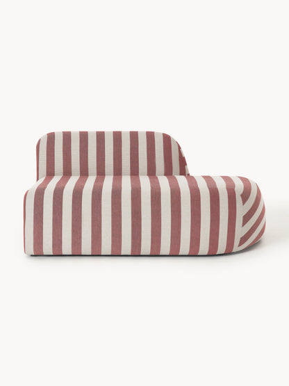 Lux Wolke Chaise Unit with Stripes