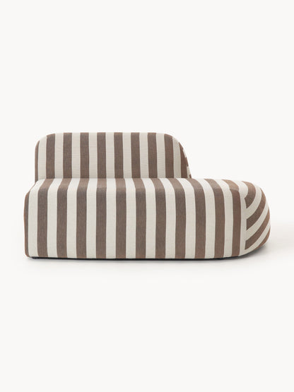 Lux Wolke Chaise Unit with Stripes