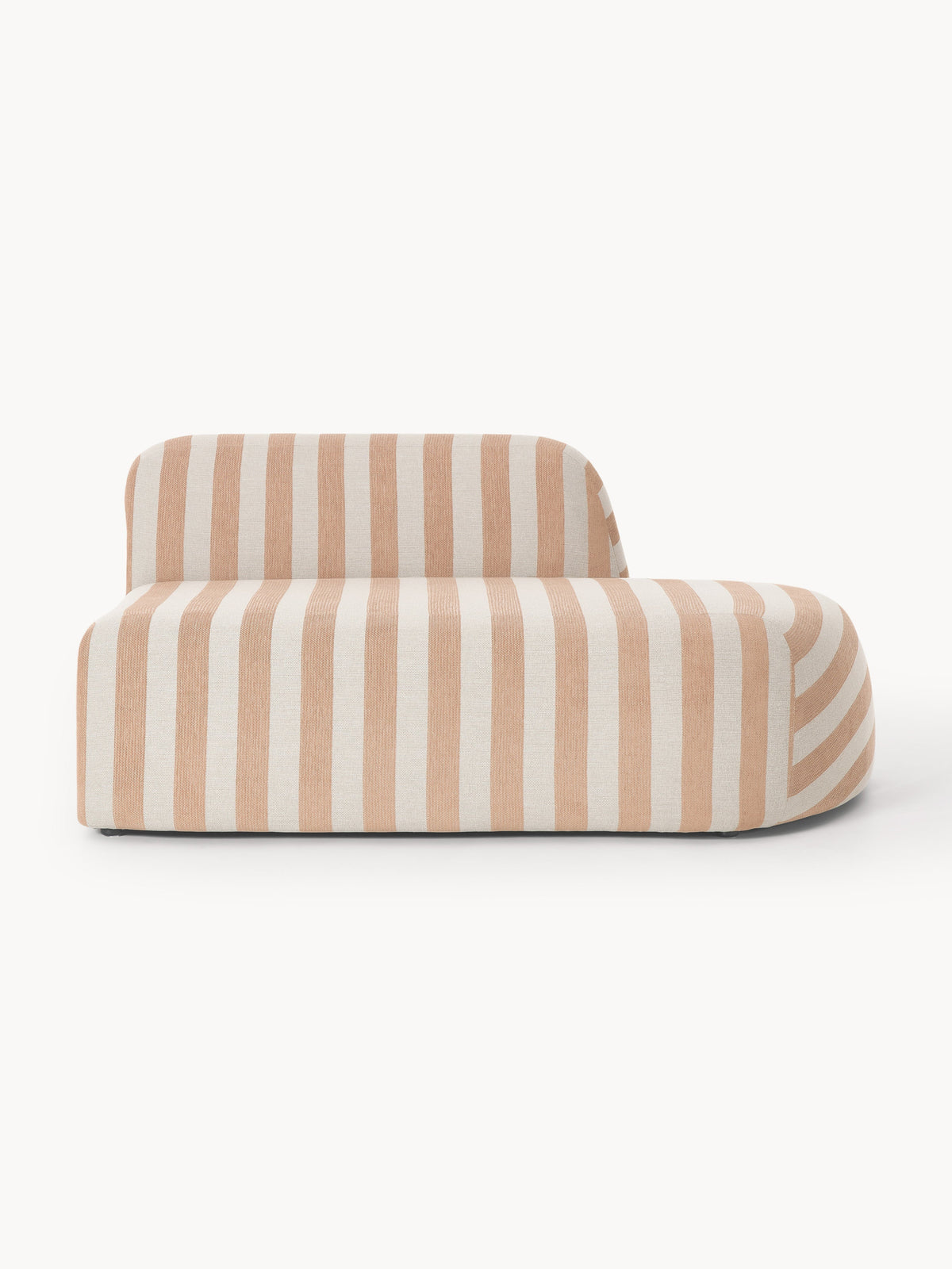 Lux Wolke Chaise Unit with Stripes