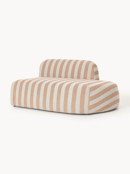 Lux Wolke Chaise Unit with Stripes
