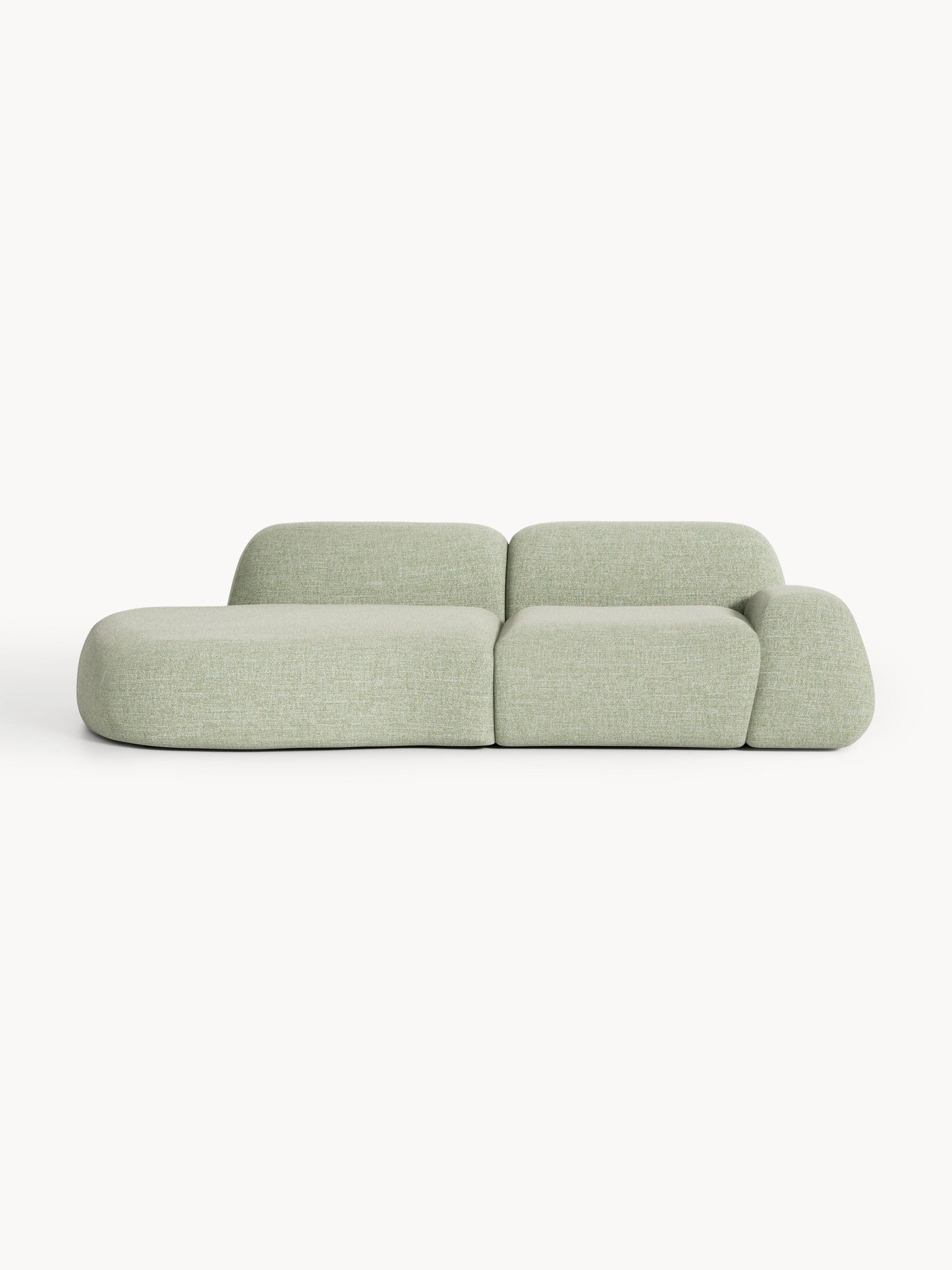 Lux Wolke Modular 3-Seater Chaise in Bouclé