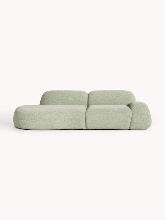 Lux Wolke Modular 3-Seater Chaise in Bouclé