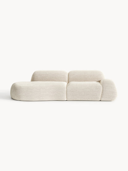 Lux Wolke Modular 3-Seater Chaise in Bouclé