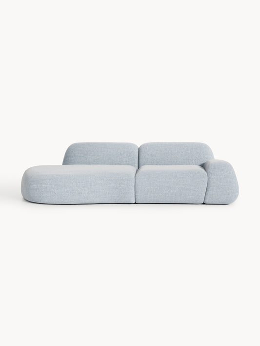 Lux Wolke Modular 3-Seater Chaise in Bouclé