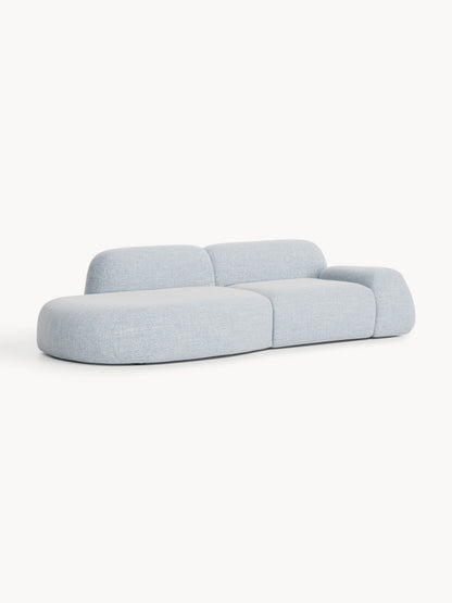 Lux Wolke Modular 3-Seater Chaise in Bouclé