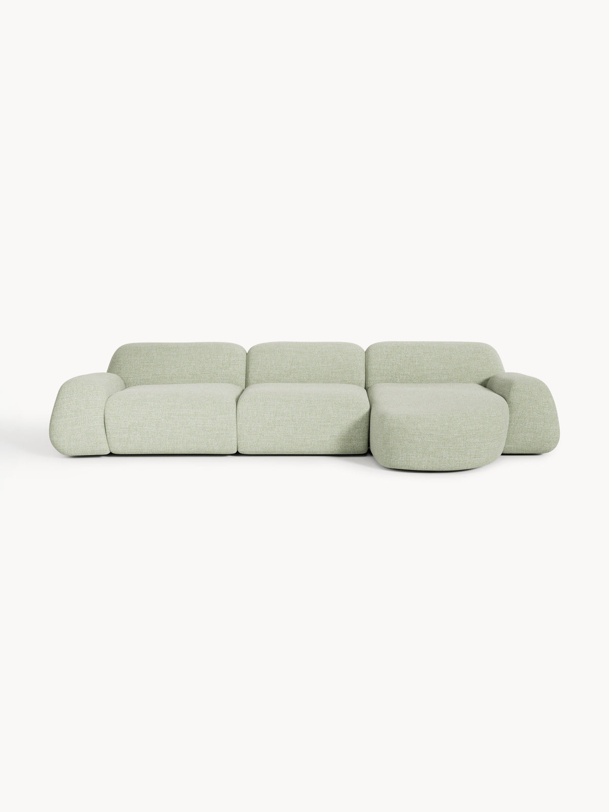Lux Wolke Modular Bouclé Corner Couch (4-Seater)