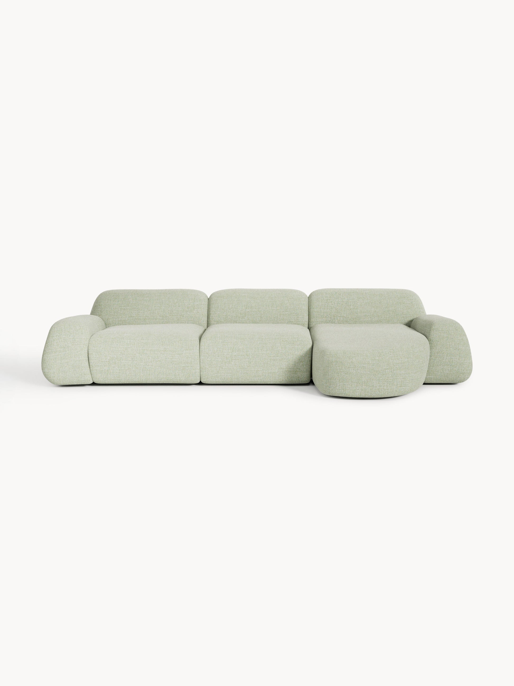 Lux Wolke Modular Bouclé Corner Couch (4-Seater)