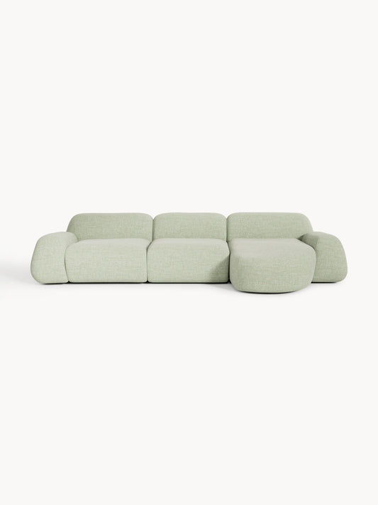 Lux Wolke Modular Bouclé Corner Couch (4-Seater)