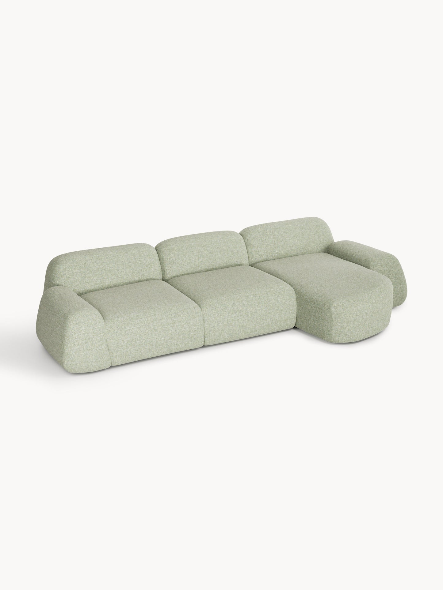 Lux Wolke Modular Bouclé Corner Couch (4-Seater)