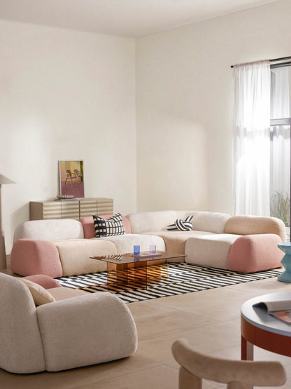 Lux Wolke Modular Corner Couch, Fuorisalone Edition (4-Seater)