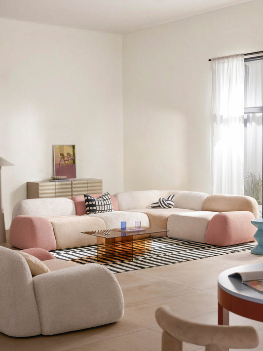 Lux Wolke Modular Corner Couch, Fuorisalone Edition (4-Seater)