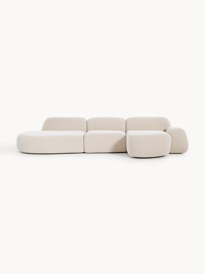 Lux Wolke Modular Corner Couch with Chaise Longue (4-Seater)