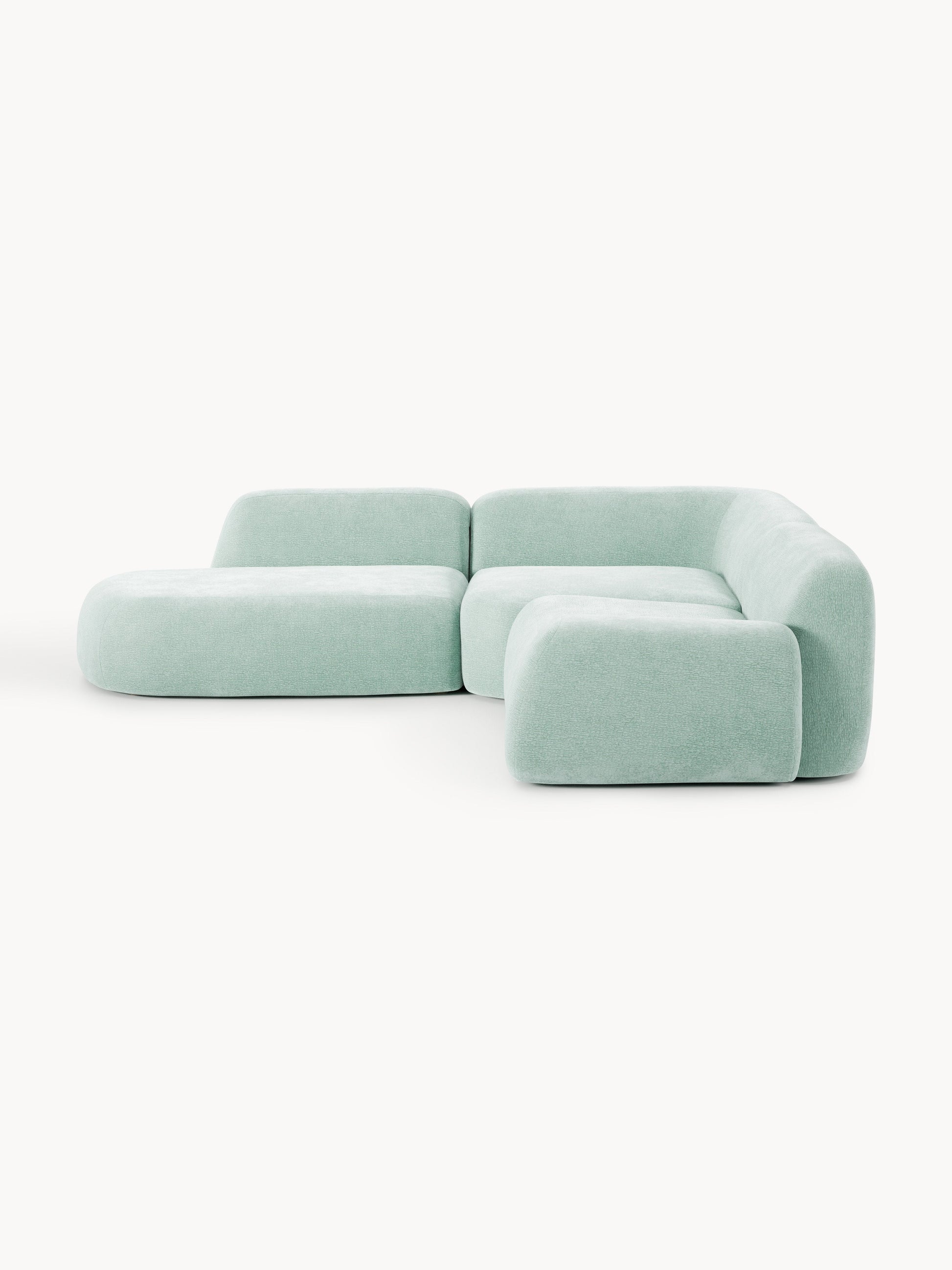 Lux Wolke Modular Corner Couch with Chaise Longue (4-Seater)