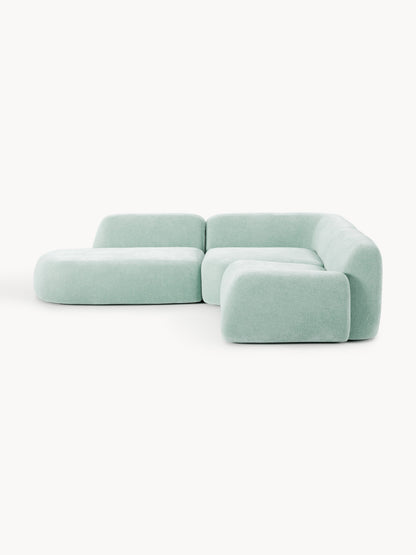 Lux Wolke Modular Corner Couch with Chaise Longue (4-Seater)