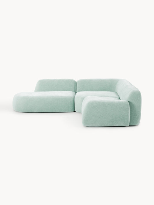 Lux Wolke Modular Corner Couch with Chaise Longue (4-Seater)