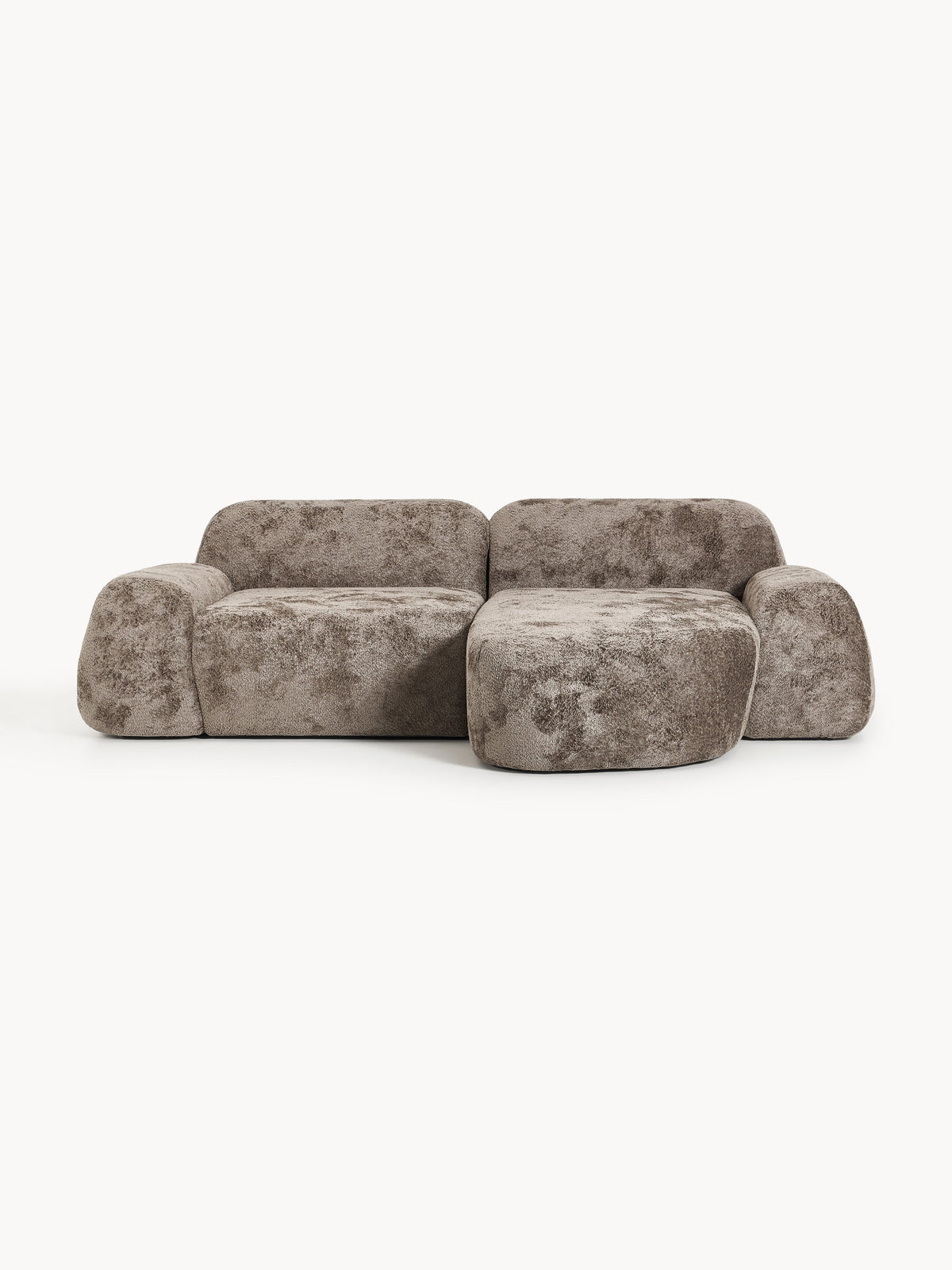 Lux Wolke Modular Teddy Bouclé Corner Couch (3-Seater)