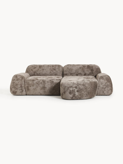 Lux Wolke Modular Teddy Bouclé Corner Couch (3-Seater)