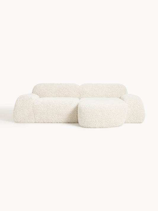 Lux Wolke Modular Teddy Corner Couch (3-Seater)