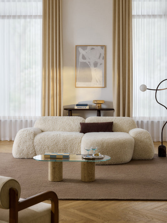 Lux Wolke Modular Teddy Corner Couch (3-Seater)