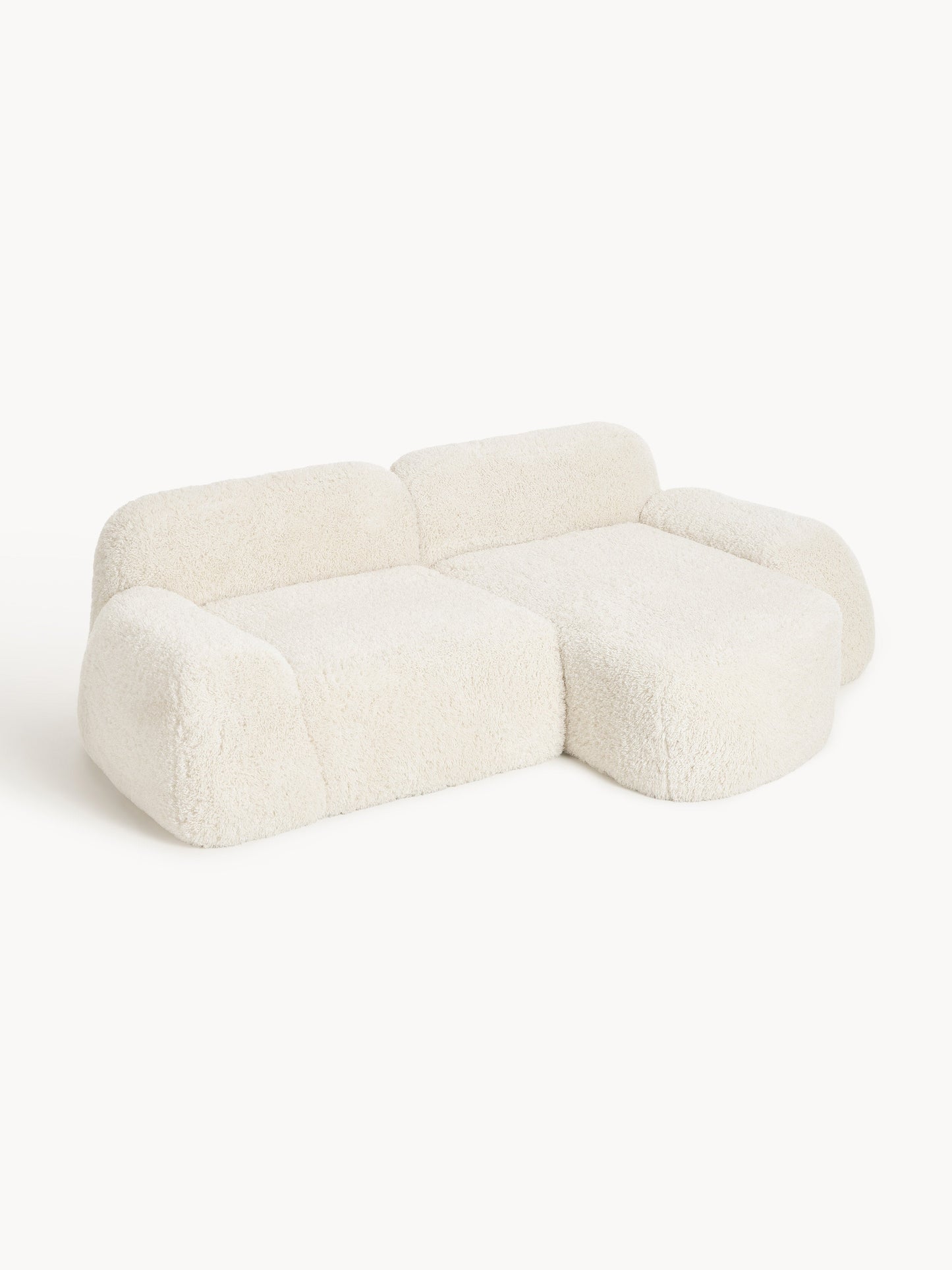 Lux Wolke Modular Teddy Corner Couch (3-Seater)