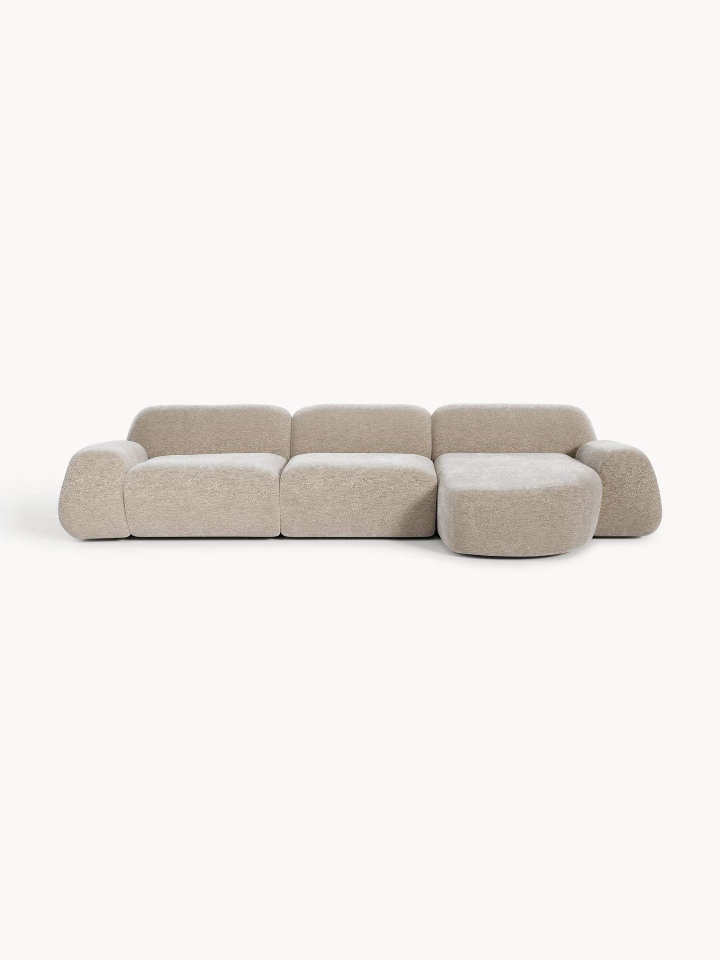 Lux Wolke Modular Teddy Corner Couch (4-Seater)