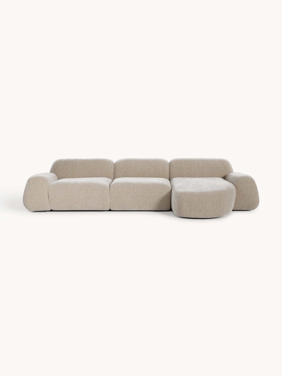Lux Wolke Modular Teddy Corner Couch (4-Seater)
