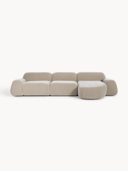 Lux Wolke Modular Teddy Corner Couch (4-Seater)