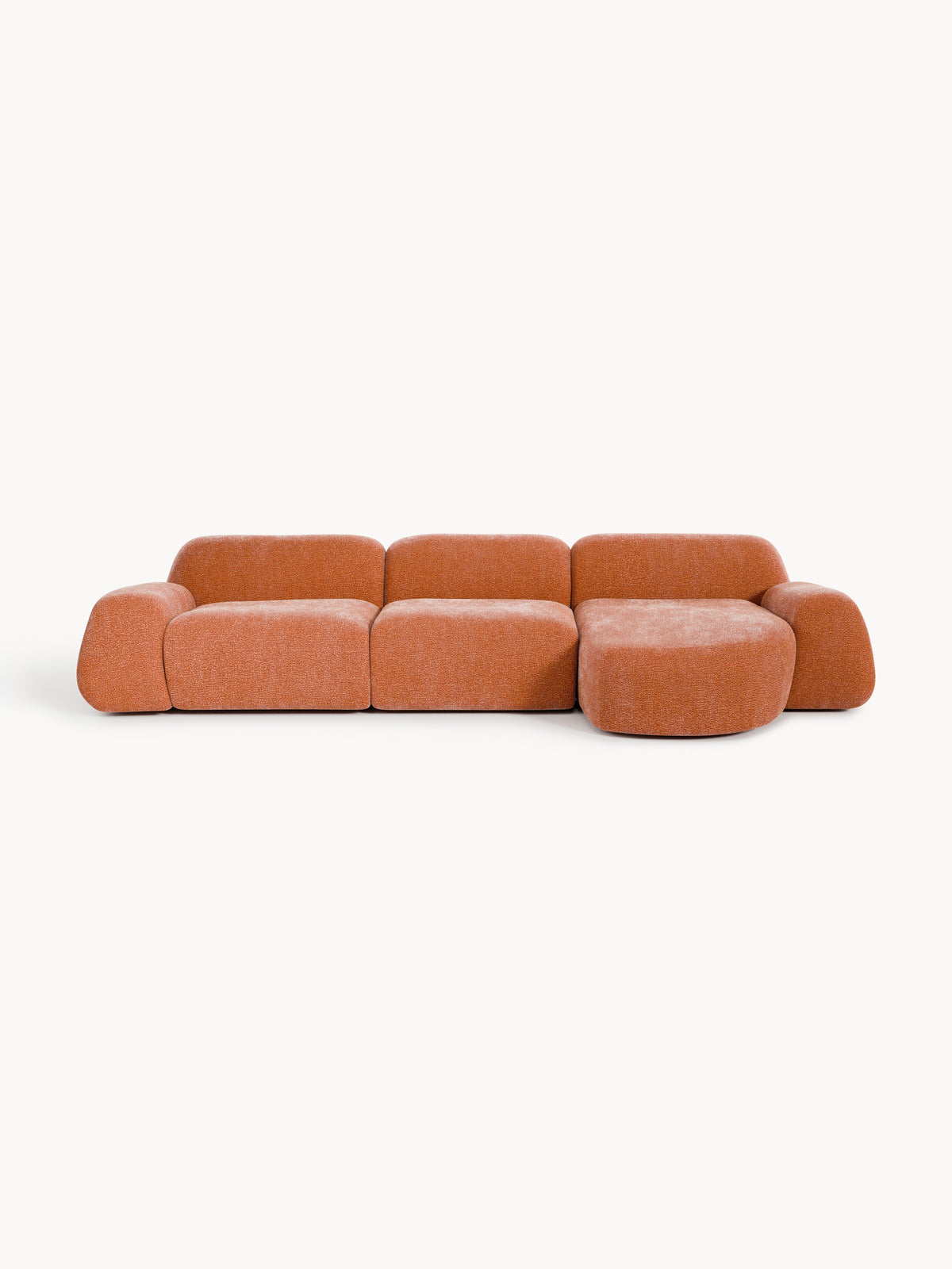 Lux Wolke Modular Teddy Corner Couch (4-Seater)