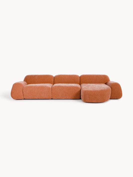 Lux Wolke Modular Teddy Corner Couch (4-Seater)