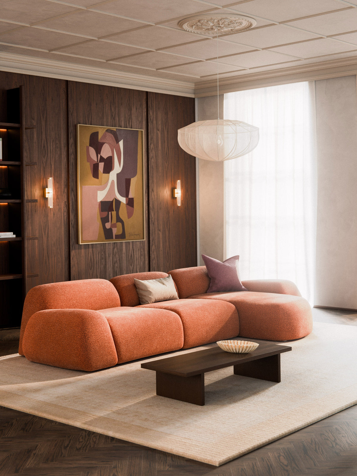 Lux Wolke Modular Teddy Corner Couch (4-Seater)