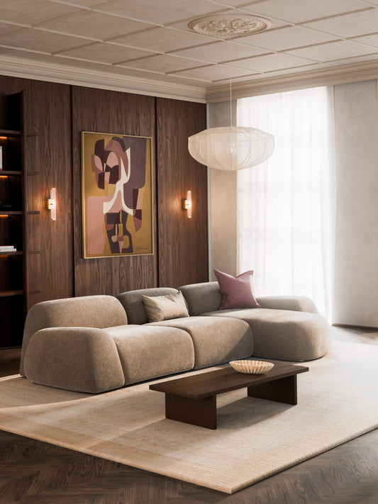 Lux Wolke Modular Teddy Corner Couch (4-Seater)