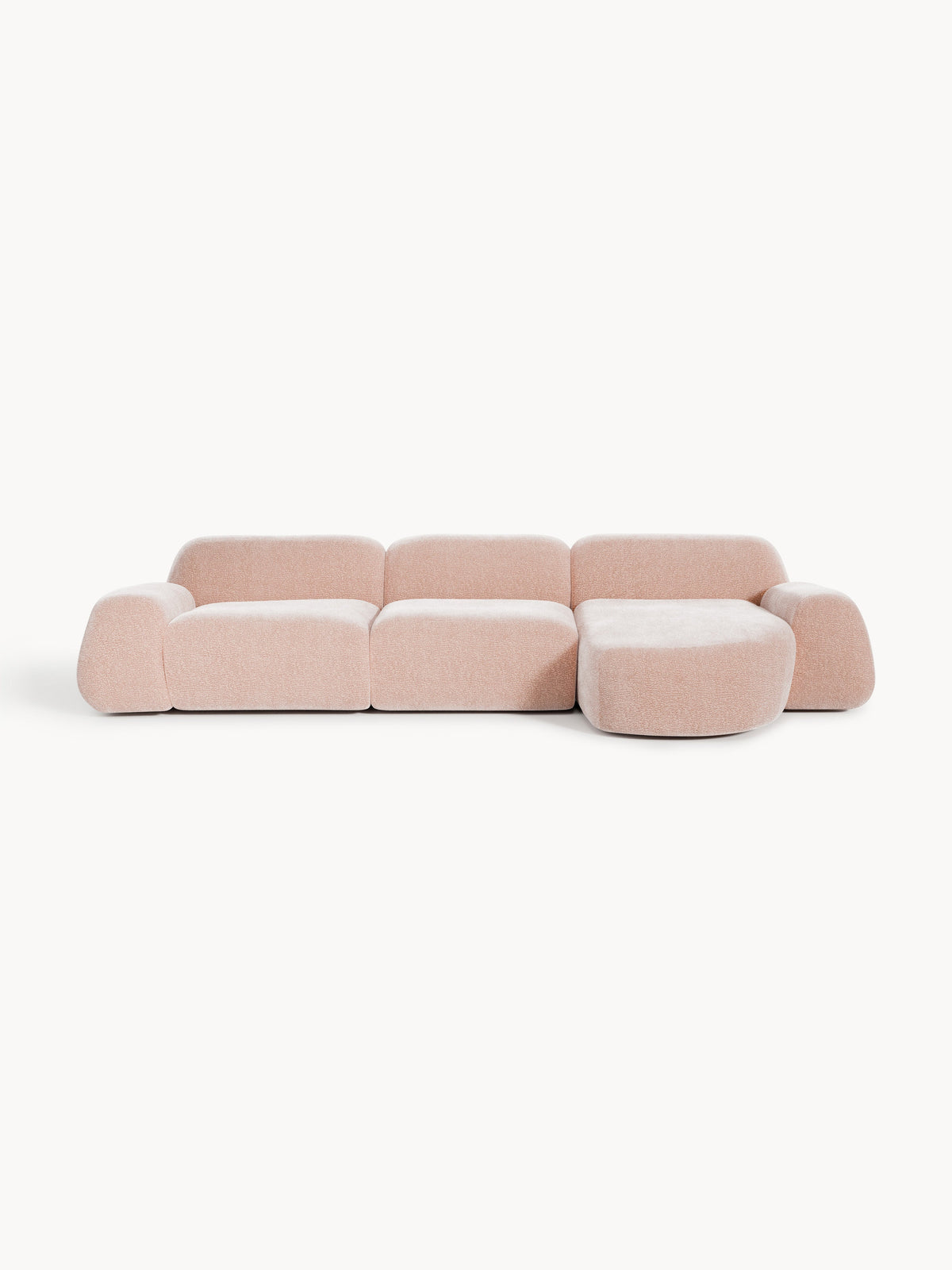 Lux Wolke Modular Teddy Corner Couch (4-Seater)