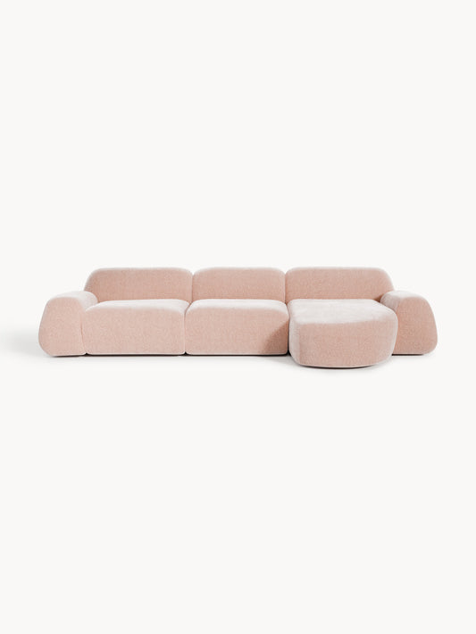 Lux Wolke Modular Teddy Corner Couch (4-Seater)