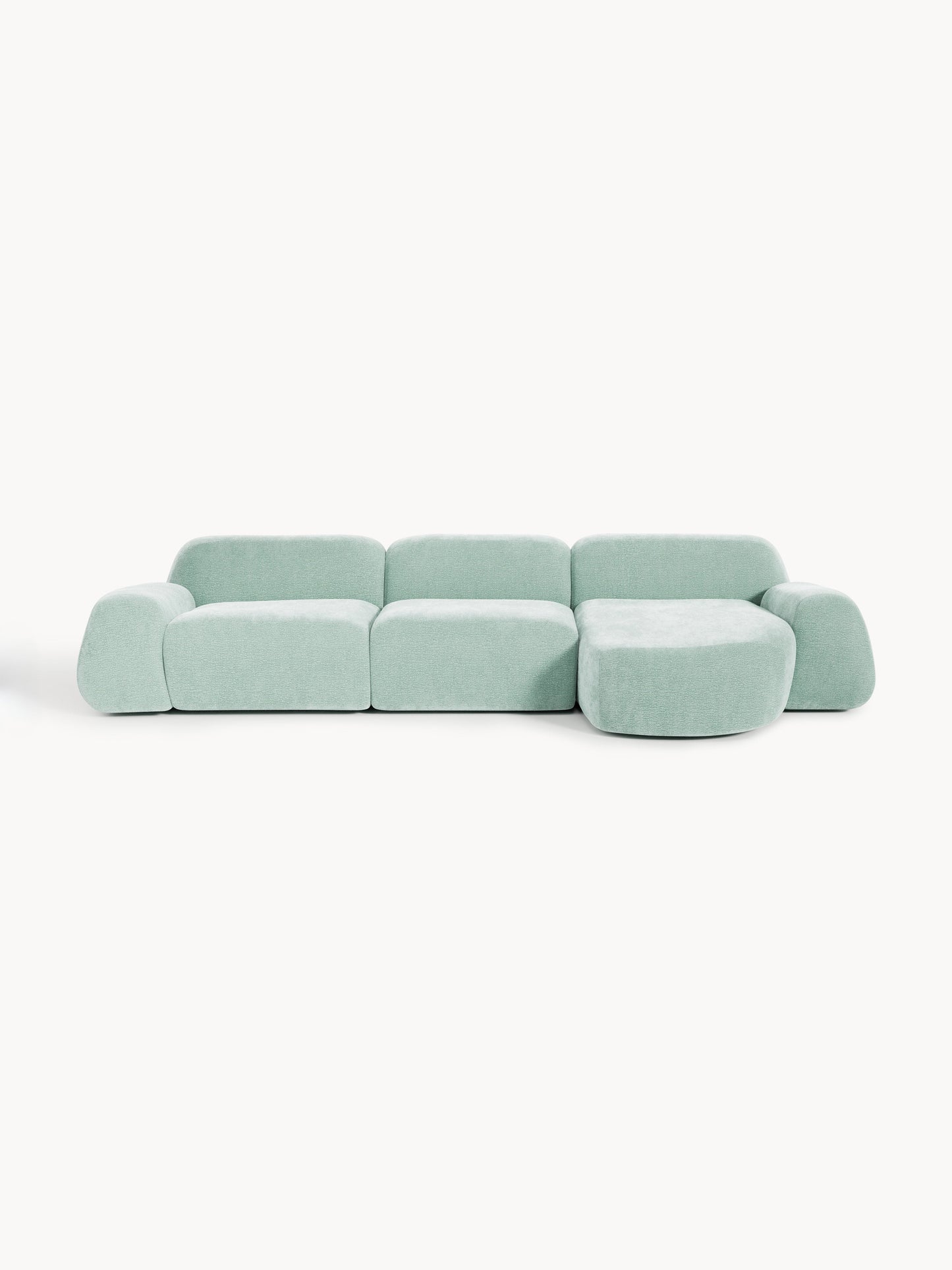 Lux Wolke Modular Teddy Corner Couch (4-Seater)