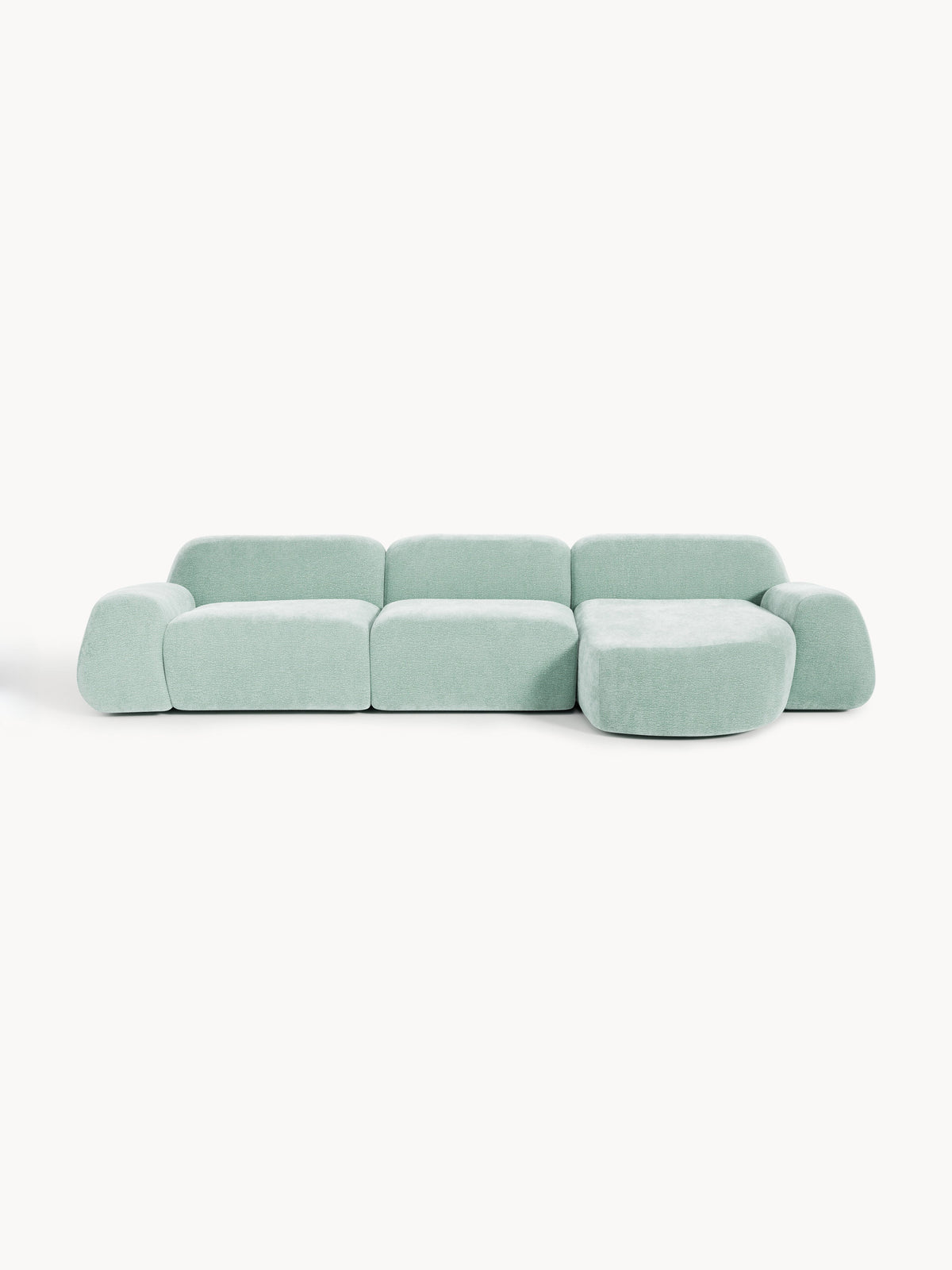 Lux Wolke Modular Teddy Corner Couch (4-Seater)