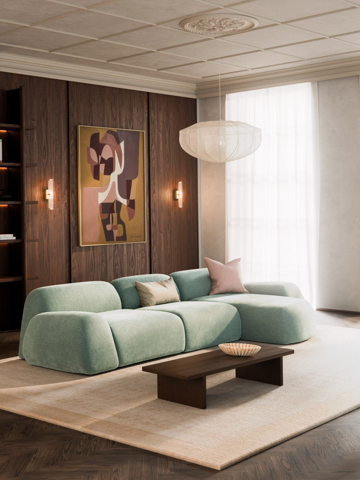Lux Wolke Modular Teddy Corner Couch (4-Seater)