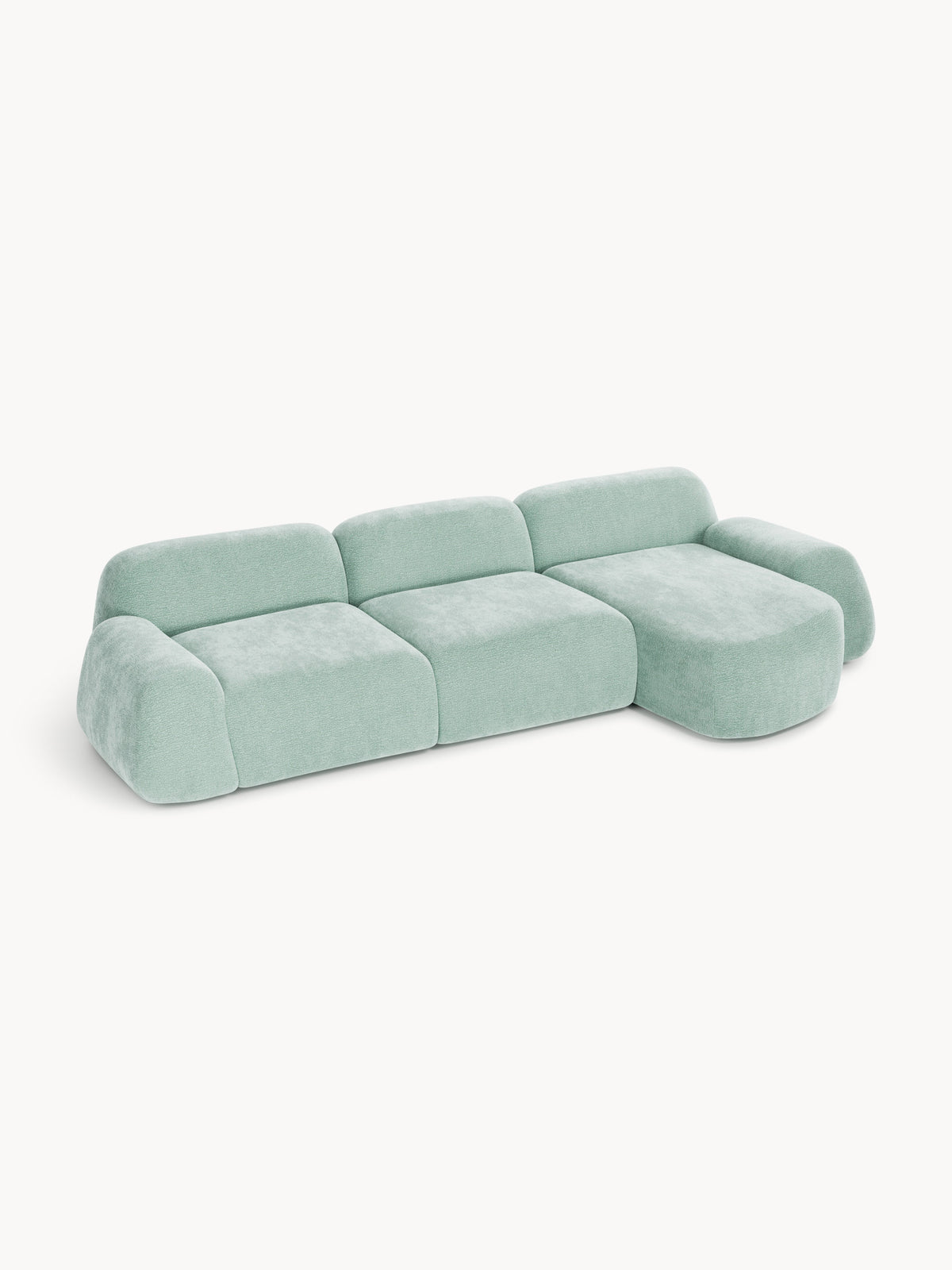 Lux Wolke Modular Teddy Corner Couch (4-Seater)