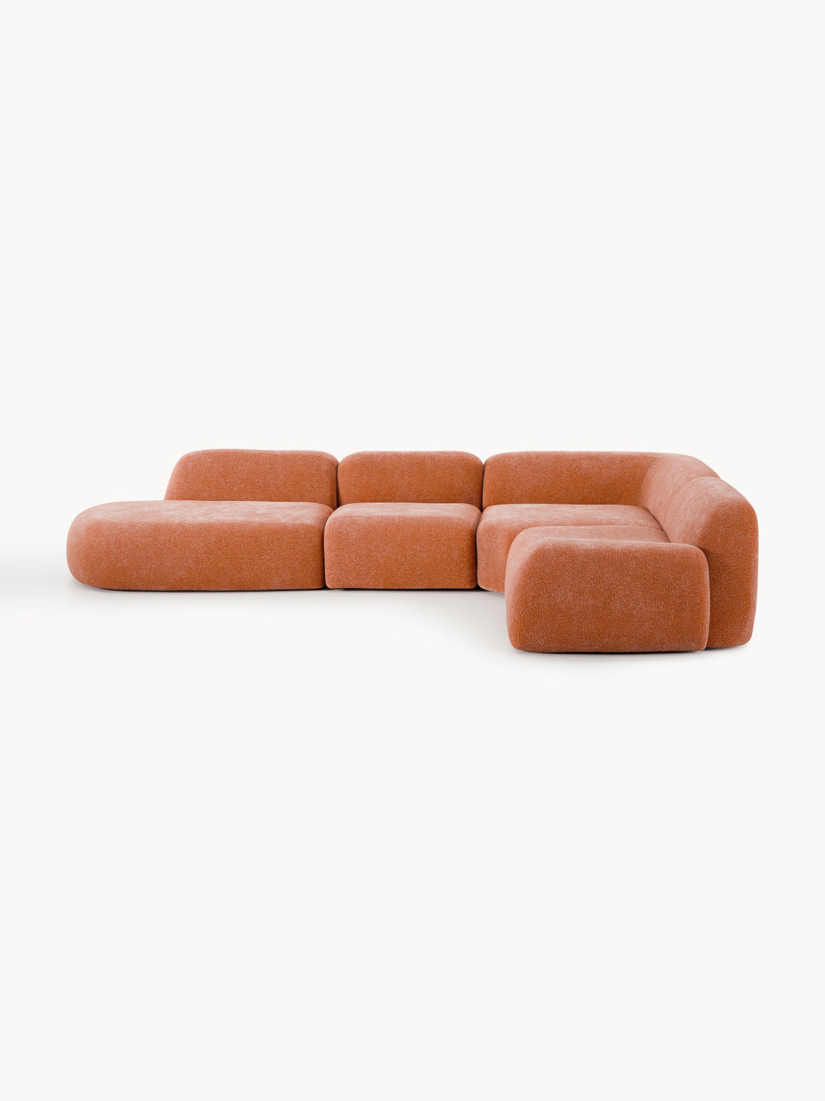 Lux Wolke Modular XL Corner Couch with Chaise Longue